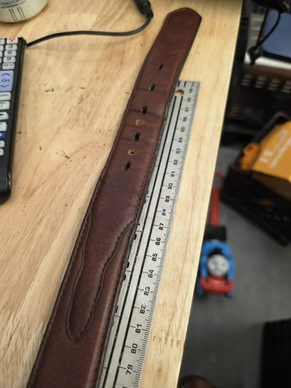 3D Belt Company Brown Leather Belt Western Men's Size 40